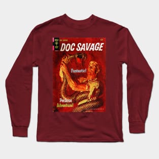 Doc Savage Gold Key Comic Cover Long Sleeve T-Shirt